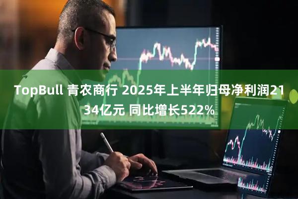 TopBull 青农商行 2025年上半年归母净利润2134亿元 同比增长522%